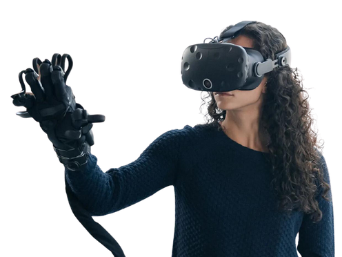 Haptic feedback device and vr headset.